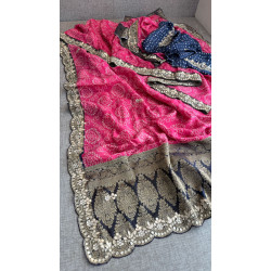 Party wear Munga designer silk saree Party wear Munga designer silk saree