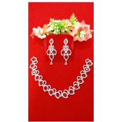 Gold Plated Ad Stone Studded Handcrafted Jewelry Set-11242025-D