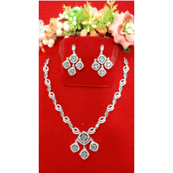 Gold Plated Ad Stone Studded Handcrafted Jewelry Set-11242026-1