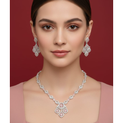 Gold Plated Ad Stone Studded Handcrafted Jewelry Set-11242026-8