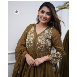 A graceful ensemble crafted for timeless elegance Top-Bottom with Dupatta 